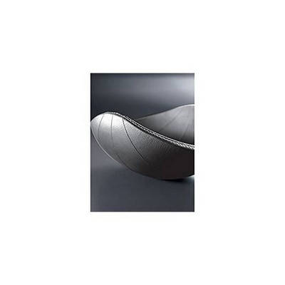 BUGATTI  NINNAANNA Table Centerpiece - 100% GRAY Leather Upholstery